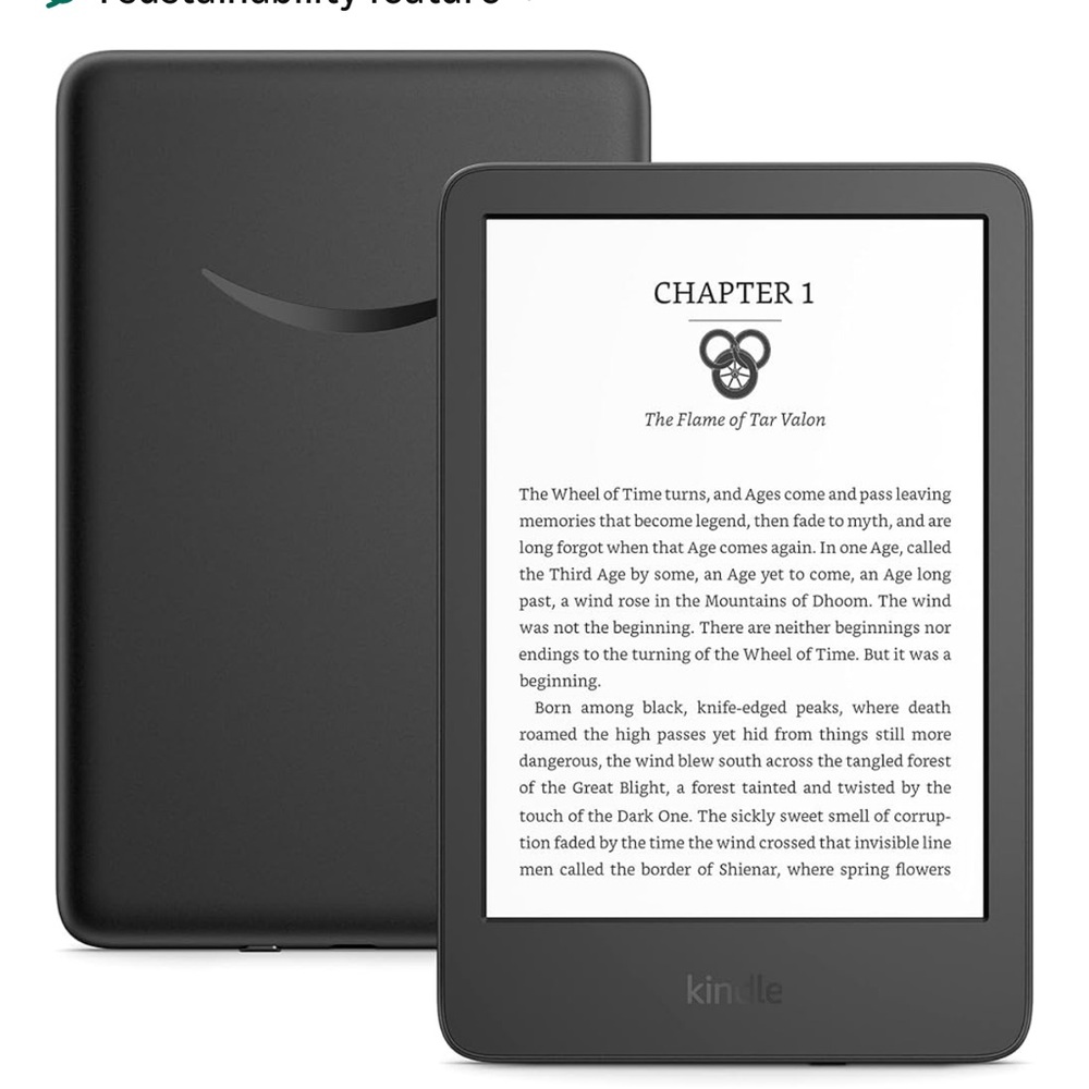 Amazon Kindle Basic 16GB Black and White